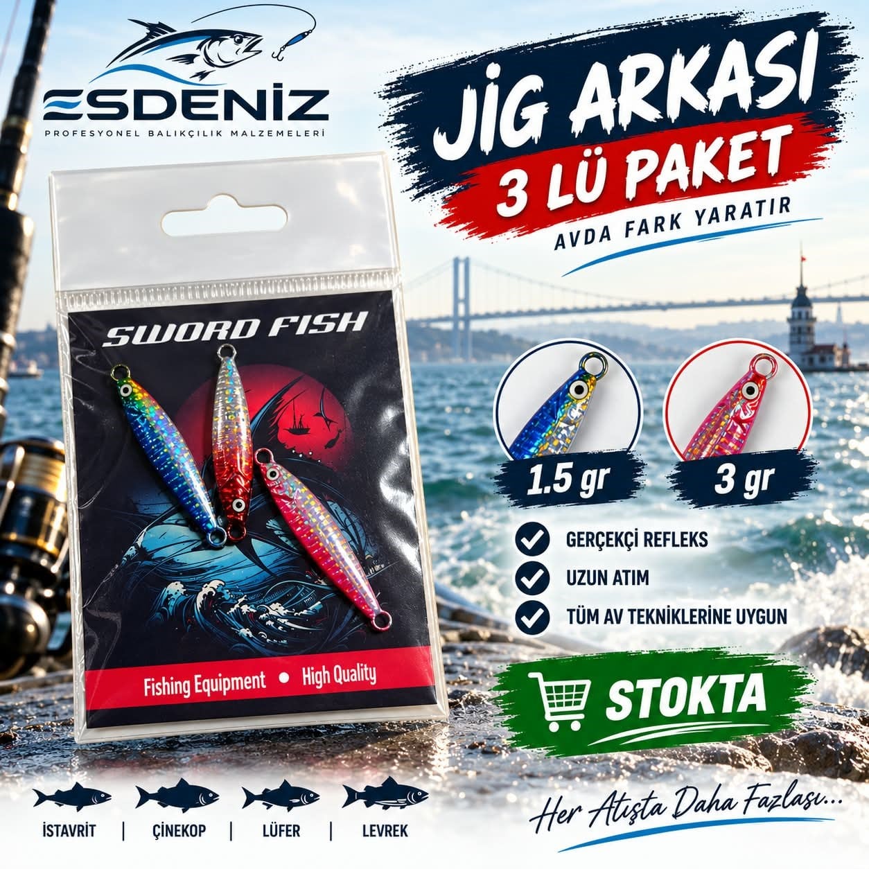 Micro Jig 3 gr - Esdeniz
