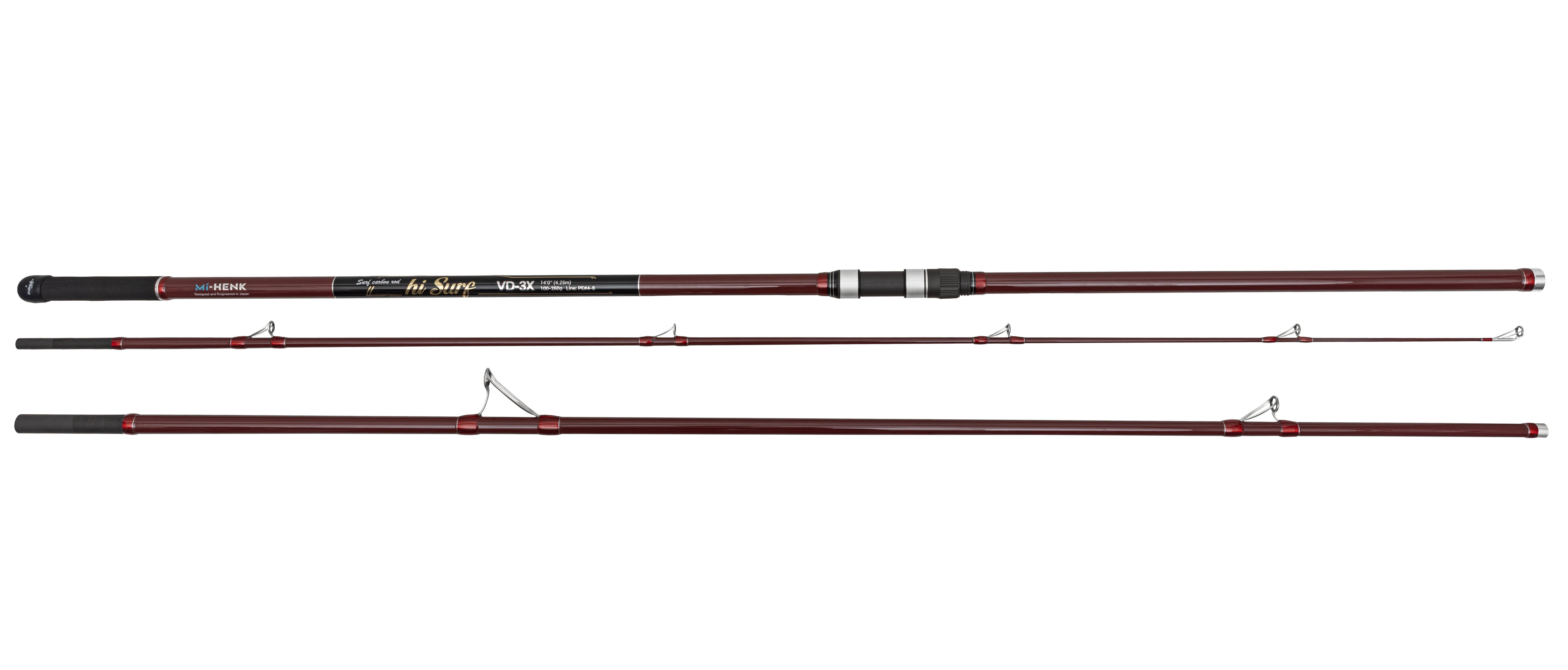 Mihenk Hi Surf 425 cm 100-260 gr 3 parça olta kamışı - MIHENK