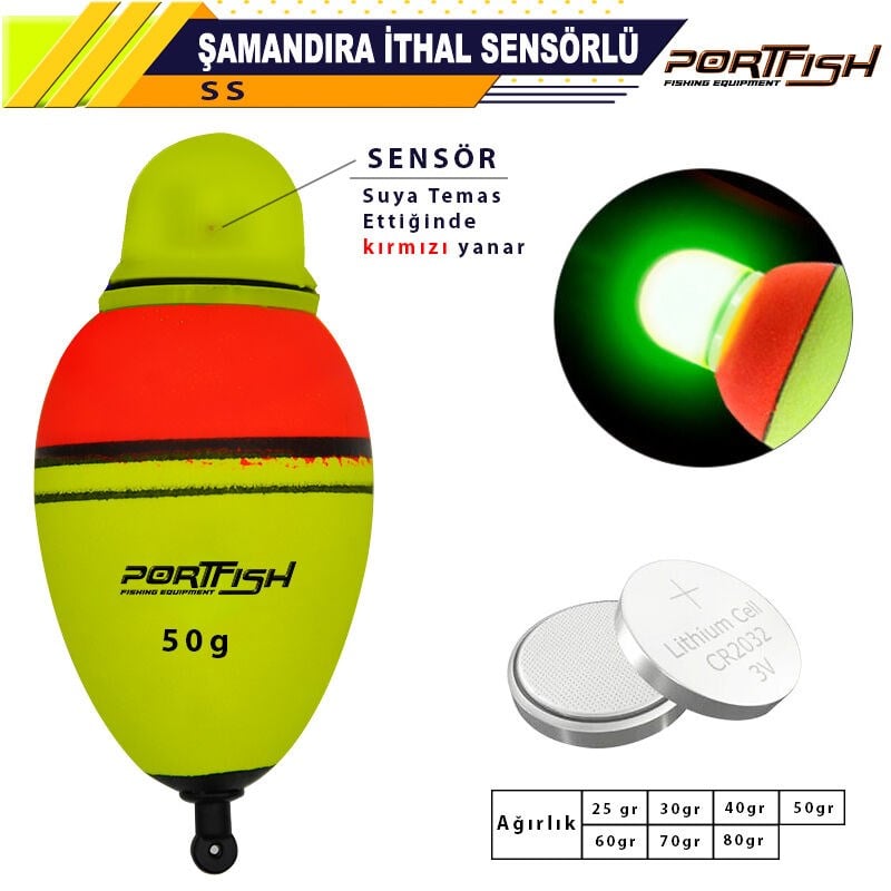 Portfish Şamandıra İthal Işıklı Sensörlü 80 gr - Port Fish