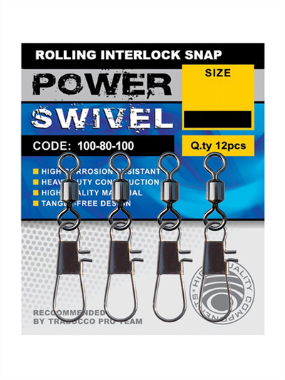 Trabucco Rolling İnterlock Snap Klipsli Fırdöndü