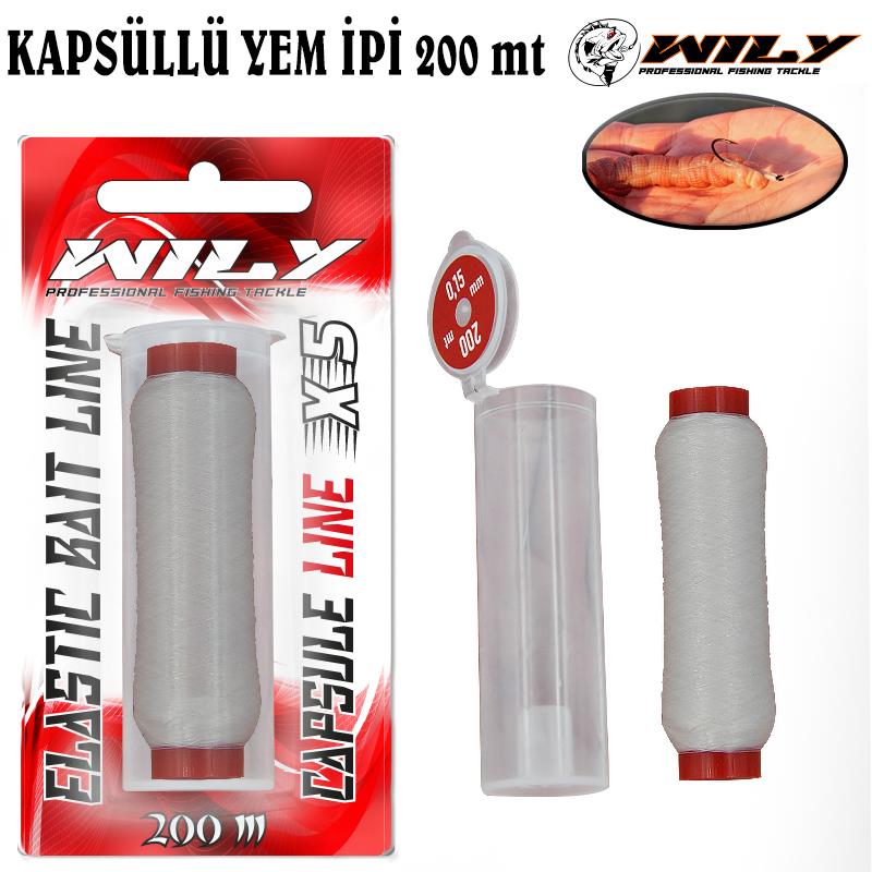 Wily Kapsüllü Yem İpi 200 mt (0.15 ) ( Ekonomik ) - Wily