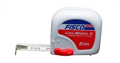 Fisco Çelik Şerit Metre 5 Mt