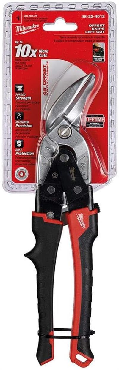 Milwaukee T48224012 Ağır Hizmet Tipi Kaportacı Makası Sol