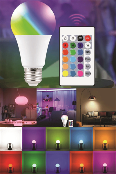Klaus Uzaktan Kumandalı Rgb Led Lamba KE48824T