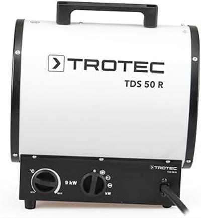 Trotec Elektrikli Isıtıcı Tds 50 R Sanayi Tipi Seramik Fanlı Isıtıcı, Şantiye Isıtıcı, 9kw Isıtıcı