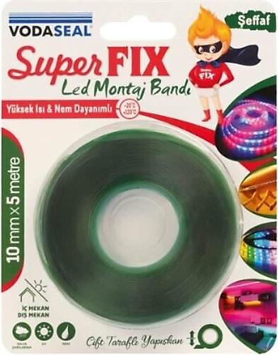 Superfix Çift Taraflı Led Montaj Bandı 10mm x 5m