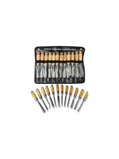 Emg Hrd 101 12 Parça Ahşap Oyma Keski Seti