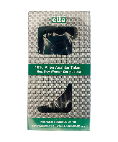 Elta Allen Anahtar Takımı 10 parça 4908003110