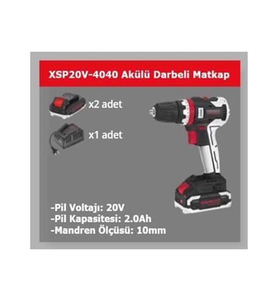 Specco SP20V-4040 Şarjlı Darbeli Matkap