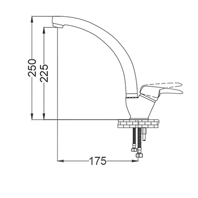 Gms NRN102 Narin Mix Kuğu Mutfak Bataryası
