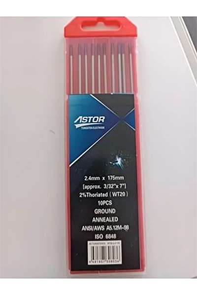 Astor Tungsten Elektrod 2.4 mm 10lu Paket
