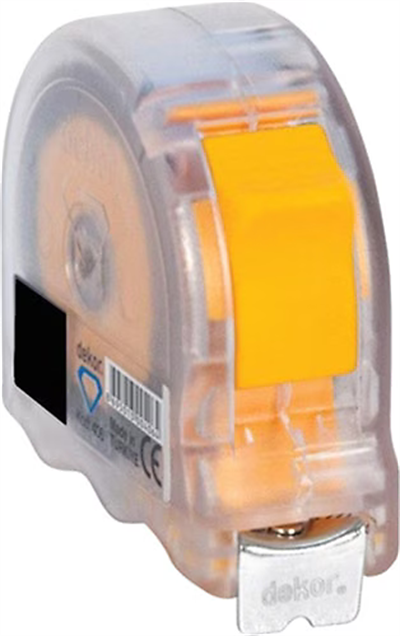 Dekor 408 Şeffaf 5 m x 25 mm Şerit Metre