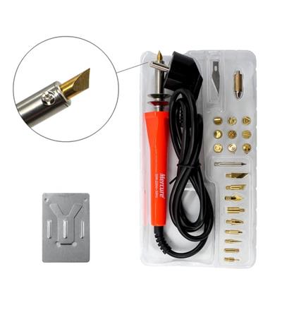 Mercure Ahşap Yakma Seti Hobi Dekorasyon 30W (24 PARÇA)