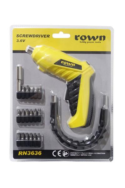 Rown RN3636 3.6 V Li-ion Şarjlı Vidalama Makinesi