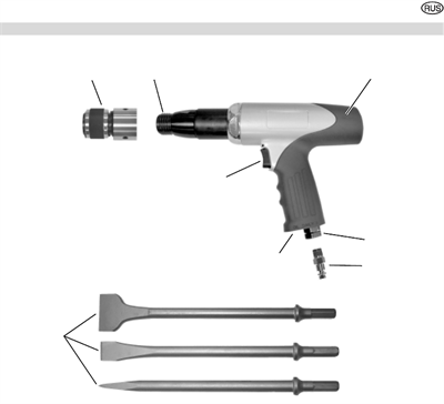 Metabo Mhs 5000 Set Havalı Keski Seti