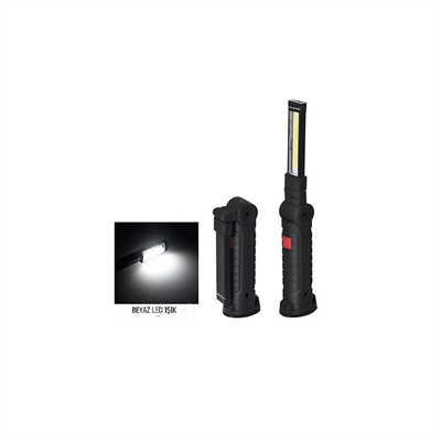 Klaus KE47717 Ledli El Feneri Lambası 3 Modlu Şarjlı Mıknatıslı Kamp Feneri