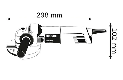 Bosch GWS 1400 Avuç Taşlama Makinesi 0601824806