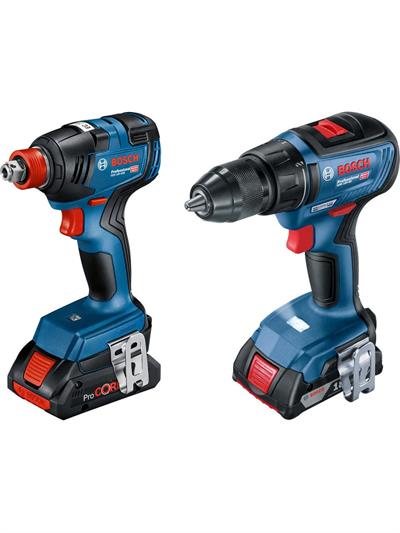 Bosch GDX 18V-200 Somun Sıkma Makinesi + GSR 18V-50 Vidalama Makinesi + 2x4 Ah Akü + GBA 18V-40 Şarj Cihazı + L-Boxx Takım Çantası