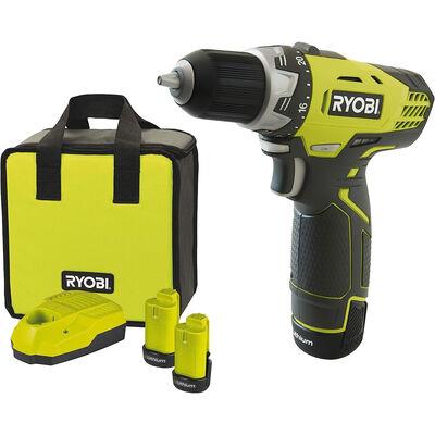 Ryobi  RCD1201-220S 12V Li-On 2.0 Ah Çift Akülü Vidalama