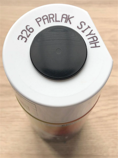 AKÇALI 326 Parlak Siyah Sprey Boya 400 ML