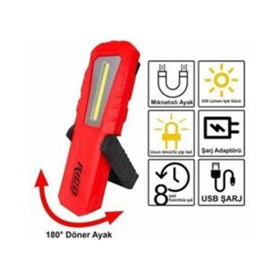 Rico RC0038 420 Lümen LED Şarjlı El Feneri