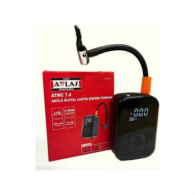 Attlas Atmc 7.4 Akülü Dijital Lastik Pompası A0104074