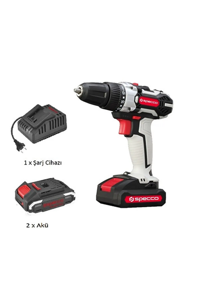 Specco SP14V-4021 Şarjlı Matkap 14,4V (Aksesuarlı Set)