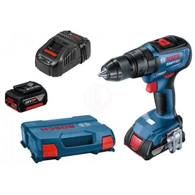 Bosch GSB 18V-50 2x2 Ah Akülü Darbeli Vidalama Makinesi