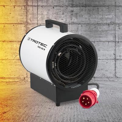 Trotec Elektrikli Isıtıcı Tds 50 R Sanayi Tipi Seramik Fanlı Isıtıcı, Şantiye Isıtıcı, 9kw Isıtıcı