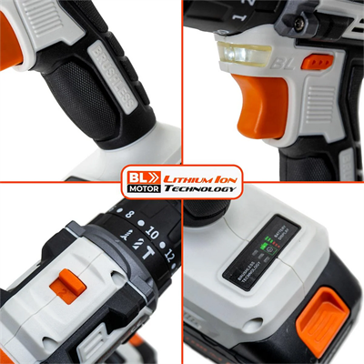 Max Extra MX2020 Çift Akü Kömürsüz Darbeli Matkap 20V 2.0Ah