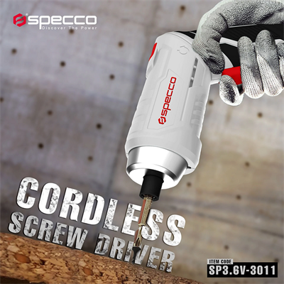 Specco SP3.6V-3011 Akülü Tornavida 3,6 V + 33 Parça Set