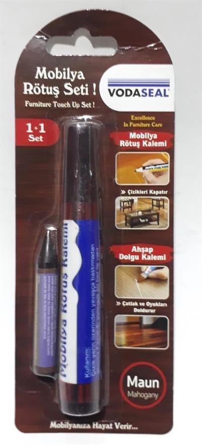VODASEAL Mobilya Rötuş Kalemi 1+1 Set (Maun)