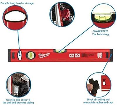 Milwaukee Slim Su Terazisi 60 cm