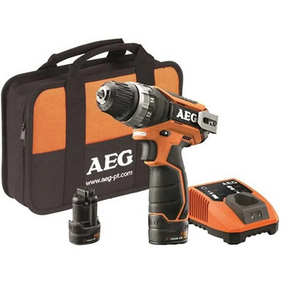 AEG BS 12 C2 Li 2 Ah Çift Akülü Matkap