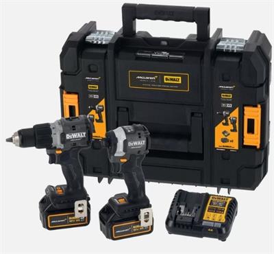 Dewalt Mclaren DCK200MP2T Kömürsüz 18V 5 Ah 2 Li Akülülü Matkap Set