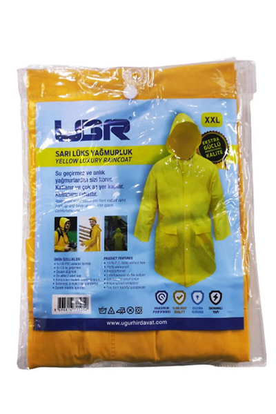 UGR Sarı Lüks Yağmurluk Xxl