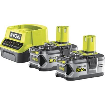 Ryobi RC18150-250 18V Lİ-ION AKÜ VE ŞARJ CİHAZI SETİ - 2 X 5.0 AH