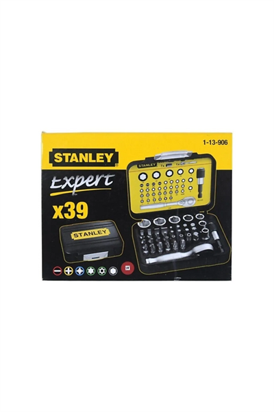 Stanley 1-13-906 Fatmax 39lu 1/4 Bits+lokma Seti Otom.lokma Kollu