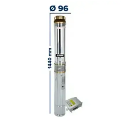 RTRMAX RTM883 DERİN KUYU DALGIÇ POMPA 220W/3HP 154 MT
