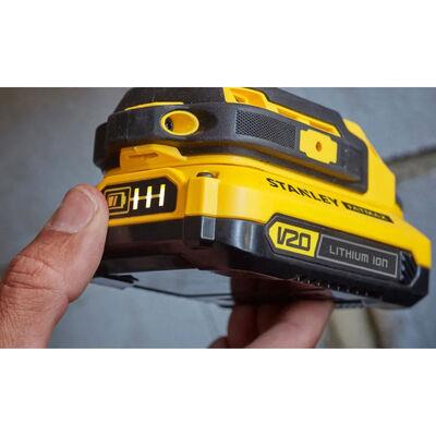 Stanley SCD718 18V 2.0AH V20 Çift Akülü Darbeli Matkap