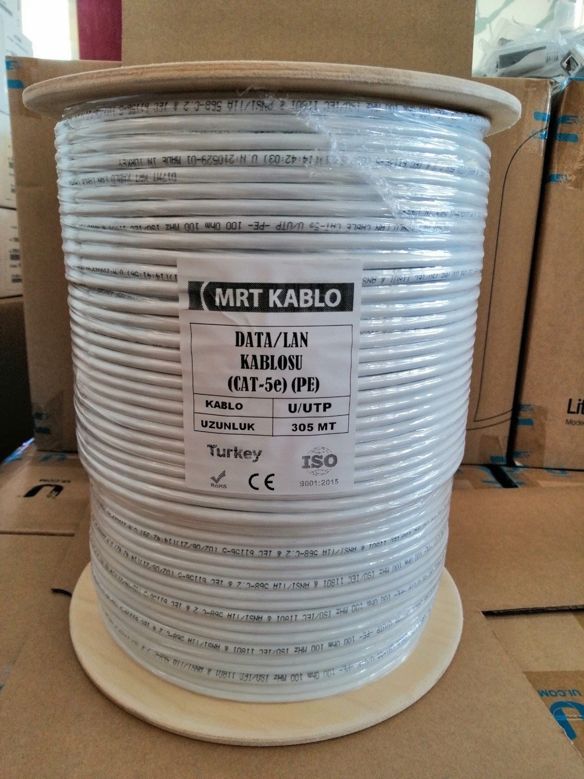 Mrt Kablo C5e - Polyester Beyaz