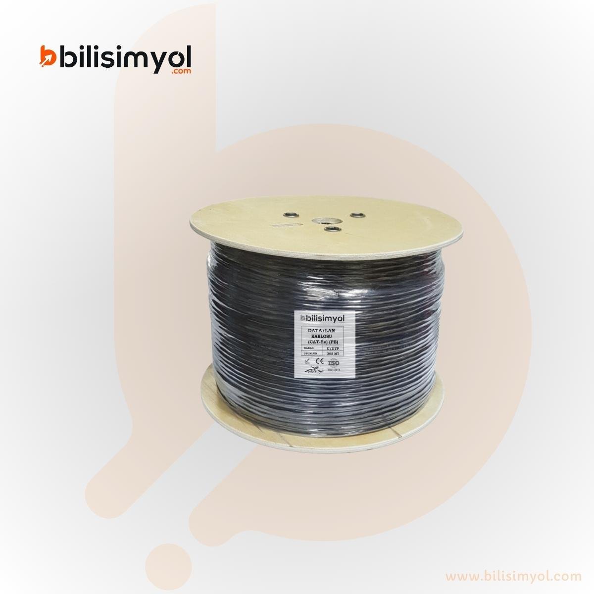 Bilişimyol Kablo C5e - Polyester Siyah