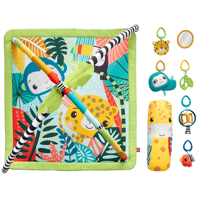 Fisher Price 3ü 1 arada Yağmur Ormanı Duyusal Spor Salonu HJW08