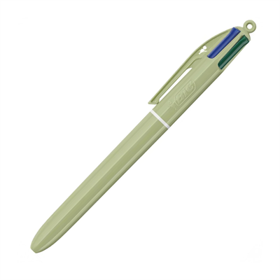 BIC - 4 Renkli Tükenmez Kalem Mineral Zeytin Yeşili - 1 mm Uç