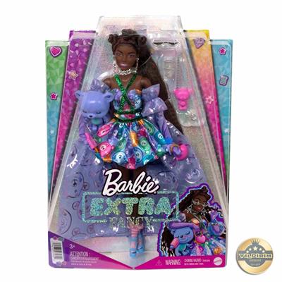 Barbie Extra Fancy Mor Kostümlü Bebek HHN13