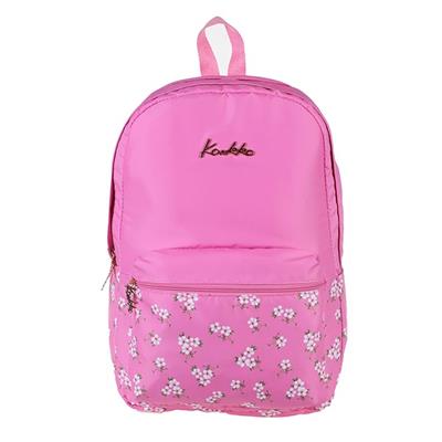 Kaukko Soft Floral Pembe Sırt Çantası K1376