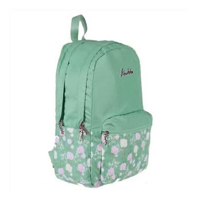 Kaukko Soft Floral Turkuaz Sırt Çantası K1372