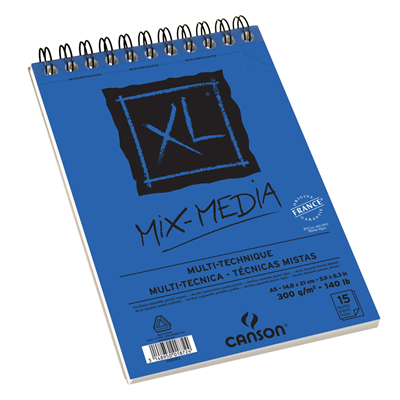Canson XI Mix Media Defter A5 300gr 15yp Spiralli