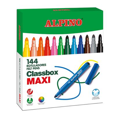Alpino Maxi Keçeli Kalem Seti 144Lü