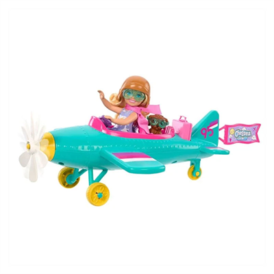 Barbie Chelseanin Pervaneli Mini Uçağı Oyun Seti HTK38